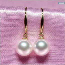 Chains BEAUTIFUL 10-11mm REAL Natural SOUTH SEA WHITE Pearl Earring