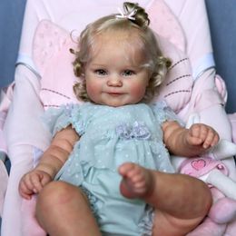 Dolls Beb Reborn 20" 24" Maddie Handmade Painted Realistice Baby Doll With Rooted Hair Gift Muecas Para Nias 230627