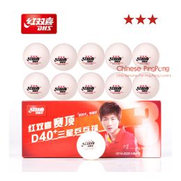Tennis Rackets 3 Star D40 Table Ball 3STAR Seamed ABS Balls Plastic Poly Original STAR Ping Pong ITTF Approved 230627