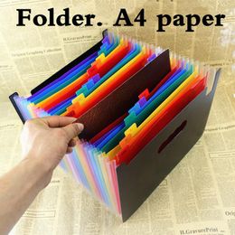 Folder 24 48 Layers A4 Document Standing Accordions Pockets Expanding File Folder Waterproof Organiser Bag Business Office Stationery