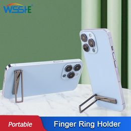 Mobile Phone Ring Mini Aluminium Alloy Holder Invisible Car Stand Portable Desktop Bracket For Cellphone Folding Tablet Mount