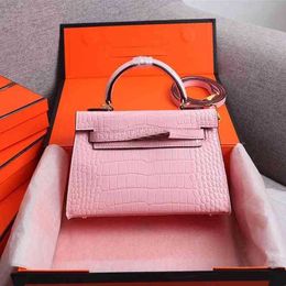 Evening Bag Women Designer Leather Handbags Purses Ladies Shoulder Bags Magazine Clutch Purse Wedding Fashion Crossbody Alligator Classic Practical Pink 0426