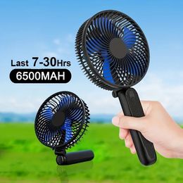1pc Handheld Fan, USB Desk Fan, Small Personal Portable Table Fan With USB Rechargeable Battery Operated Cooling Folding Electric Fan For Travel Office Room Household