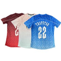 Trapstar Casual T Shirts Set Top Quality Embroidery Letter Print FOOTBALL T SHIRTS Short Sleeve Hip Hop Oversize T-shirt Unisex