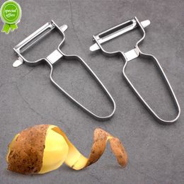 New Stainless Steel Melon Peeling Knife Fruit and Vegetable Peeler Multifunctional Scraper Household Kitchen Tools