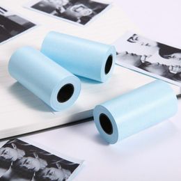 Roll 12 Rolls Printable Sticker Paper Selfadhesive White Thermal Paper 57*30mm for PeriPage A6 A9 PAPERANG P1 P2 Thermal Printer