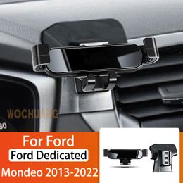 Car Mobile Phone Holder For Ford Mondeo 2013-2022 360 Degree Rotating GPS Special Mount Support Navigation Bracket Accessories