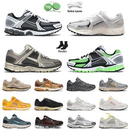 Free Shipping Zooms Designer Running Shoes Vomero Women Men Sneakers Mesh White Grey Wheat Grass Cacao Wow Yellow Ochre Black Sesame Oatmeal Outdoor Sports Trainers