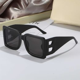 Wholesale of B family's same style fashionable women's large sunglasses PC frame square ins glasses