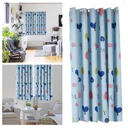 Curtain 1 Panel/39"x79" Window Curtains Eyelet For Bedroom Bathroom Living Room Blue Love Heart