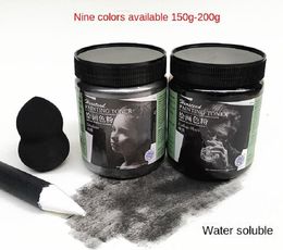 Supplies Heasteed Painting Charcoal Powder Art Special Sketch Charcoal Powder 9color Watersoluble Charcoal for Drawing