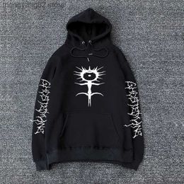 Men's Hoodies Sweatshirts Rapper Ghostemane Hoodies Hip Hop Solid Color Print Streetwear Men Fashion Sweatshirts Oversized Hoodie Unisex Clothing T23628