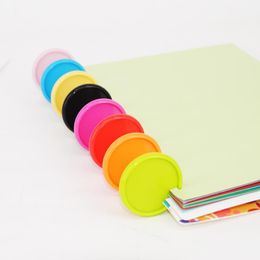 Spines 100pcs Colourful Mushroom Binder Rings Planner Discs Notebook Binding Discs Expander Rings Planner Accessories Office Supplies