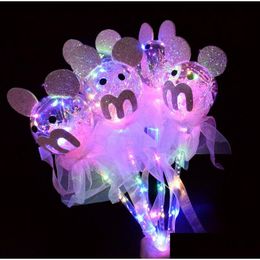 Other Festive Party Supplies Upgraded Version Of The Pig Starry Sky Ball Fairy Bar Colorf Cartoon Wave Flash Magic Wand Childrens Dhgem