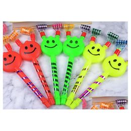 Noise Maker Smile Blowing Dragon Birthday Halloween Christmas Party Kids Favour Gift Supplies Cheering Props Children Funny Whistle D Dh1E4
