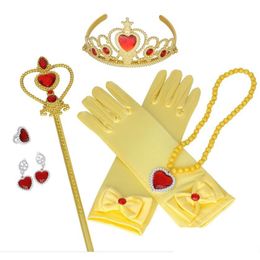 Other Event Party Supplies Royaleplay Princess Accessories Set - Gloves Wand Tiara Necklace Ring Earrings Sceptre Perfect For Cosp Dhqtx