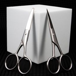 Makeup Scissors Stainless Steel Round Head Nose Hair Eyebrows Small Beard Beauty Tools 230627