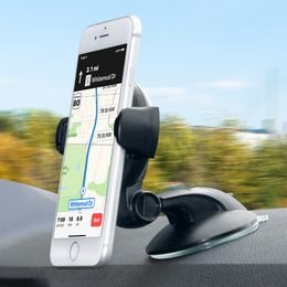 AUFU Car Phone Holder For iPhone 12 Samsung Universal Mobile Phone Support Windshield Phone Stand for Cell Phone Accessories