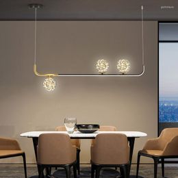 Chandeliers Restaurant Chandelier Modern Minimalist Star Decoration Nordic Light Luxury Creative Bar Led