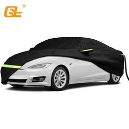 Waterproof Cover All Weather Protection Outdoor Car Covers Snowproof Windproof with Charge Port Opening for Tesla Model YHKD230628