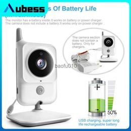 Ir Baby Camera Practical Wireless Audio Video Baby Monitor Portable Nightvision Radio Nanny Music Intercom Camcorder Lcd Display L230619