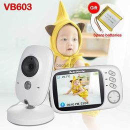 VB603 3.2in LCD Electronic Baby Monitor Display Video Intercom Surveillance Camera lullaby Security Protection For Newborn Baby L230619