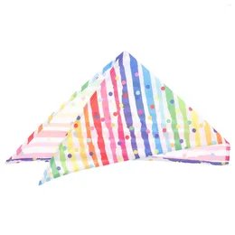 Dog Apparel Pet Triangle Towel Party Costume Triangular Bandana Decor Bandanas Puppy Outfits