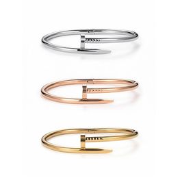 Fashion brand Designers band luxurys Bracelets Rings for Men and Women Titanium Engraved Pattern Steel Alloy Stainless