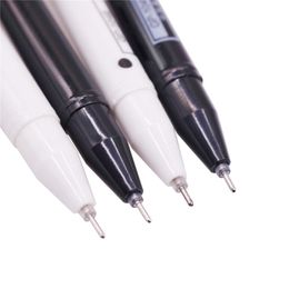 Pens 100 Pcs Gift Pen 0.5mm Cute Cat Gel Pen Exquisite Student Stationery Pen Black Rod White Pole / Mixing Pole Optional Wholesale