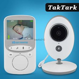 TakTark 2.4 inch Wireless Video Baby Monitor Color Camera intercom Night Vision Temperature Monitoring babysitter nanny L230619