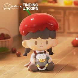 Blind box Finding Unicorn zZoton Blessing For Fruits Series Blind Box Kawaii Action Figures Mystery Christmas Gift Kid Toy 230627