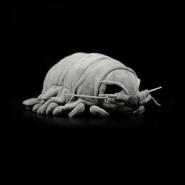 Plush Dolls Real Life Gray Bathynomus Giganteus Plush Toy Giant Depth Ocean Animals Realistic Soft Doll Big lice Kids Gift Geography Model 230627