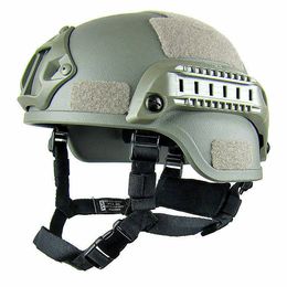 Tactical Helmets Hunting Shooting Outdoor Sports Lightweight Tactical Fast Helmet Adjustable ABS Helmet with Side Rails NVG Mount for PaintballHKD230628