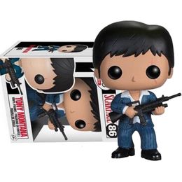 Action Toy Figures Scarfaces Tony Montana #86 Action Figure Toys Collection Model Dolls Gift for Children Scarfaces Action Toys Figure 230627