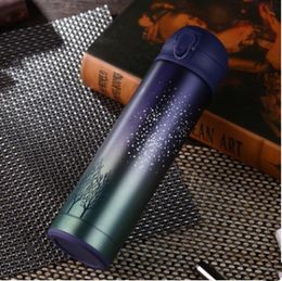 Thermoses Design Double Wall Stainless Steel Vacuum Flasks 500ml Thermos Cup Coffee Tea Milk Travel Mug Thermo Bottle Gifts Thermocup 230627