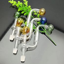 Glass Smoking Pipes Manufacture Hand-blown hookah Bongs Skeleton bone Philtre wok