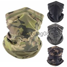 Bandanas Camping Hiking Face Scarf Cycling Bandana Magic Scarf Ice Silk Men Bicycle Head Wrap Outdoor Sports Fishing Bike Headscarves x0628