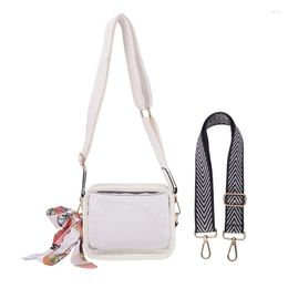 Evening Bags Practical Clear Shoulder Bag For Stadiums Transparent Crossbody Women