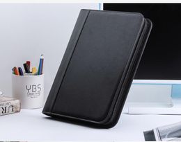 Folder multifunction PU leather business office file folder a4 for papers manager bags for documents papers portfolio padfolio 1201C