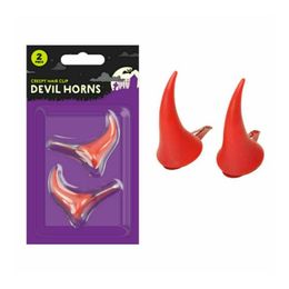 Party Decoration Red Horn Hair Clip - Devil Theme Cosplay Prop For Halloween Fancy Dress Parties Drop Delivery Home Garden Festive S Dhipl