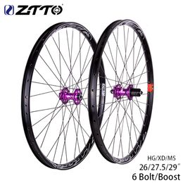 Bike Wheels ZTTO MTB Bike P3 AL25 Wheels 26" 27.5" 29" Bicycle Disc Brake Rim 148 Boost Centre Lock 6-Bolt Mountain Bicycle DH Wheelset 230628