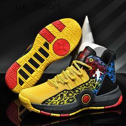 Dress Shoes Hot Sale Cheap High Basketball Sneakers Men Women Fashion Printed Basketball Trainers Baskets Outdoor Platform Sport Shoes Boys J230628