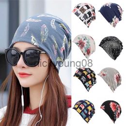 Bandanas Women Printed Warm Beanie Hats Chemotherapy Cap Summer Thin Cap Turban Tube Bandana Headband Soft Stretch Bonnet Nurse Cap x0628