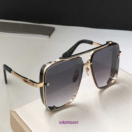 Top Original A DITA MACH SIX LIMITED EDITION Sunglasses mens high quality Designer classic retro womens sunglasses luxury brand eyeglass E4BB