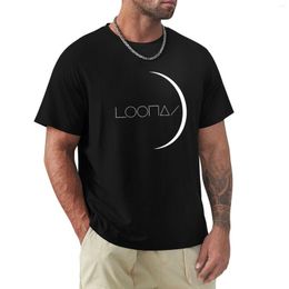 Men's Tank Tops LOONA - White Moon Logo T-Shirt Sports Fan T-shirts Funny T Shirt For Men Cotton