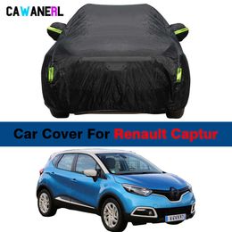 Covers Car Waterproof SUV Outdoor Sun Shade AntiUV Rain Snow Ice Prevent Cover Dustproof For Renault Captur KapturHKD230628