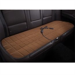 Cushions 12V Rear Back Heated Heating Seat Cushion Cover Pad Winter Car Auto Warmer Heater Automotive Accessories AA230525