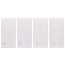 Long Memo Pads To-do List Notepad Thick Paper For Reader Office Coworker 50Pages