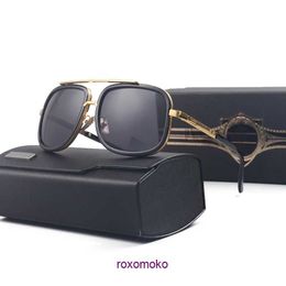 2023 Vintage Sunglasses square Women's Sun glasses Fashion Designer Shades Luxury Golden Frame UV400 Gradient mach one DITA 79JI 34G2 CGY6