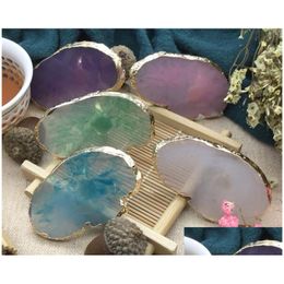 Nail Art Decorations New Health Resin Stone Colour Ring Palette Finger Plate Acrylic Uv Gel Polish Cream Foundation Mixing Equipment Dhneh
